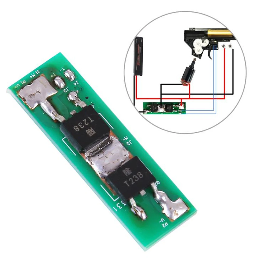 Горячий 1 шт. T238 MOSFET активный тормозной модуль Набор для водные гелевые бусинки коробка передач модификация обновления 2 типа случайный отправлен