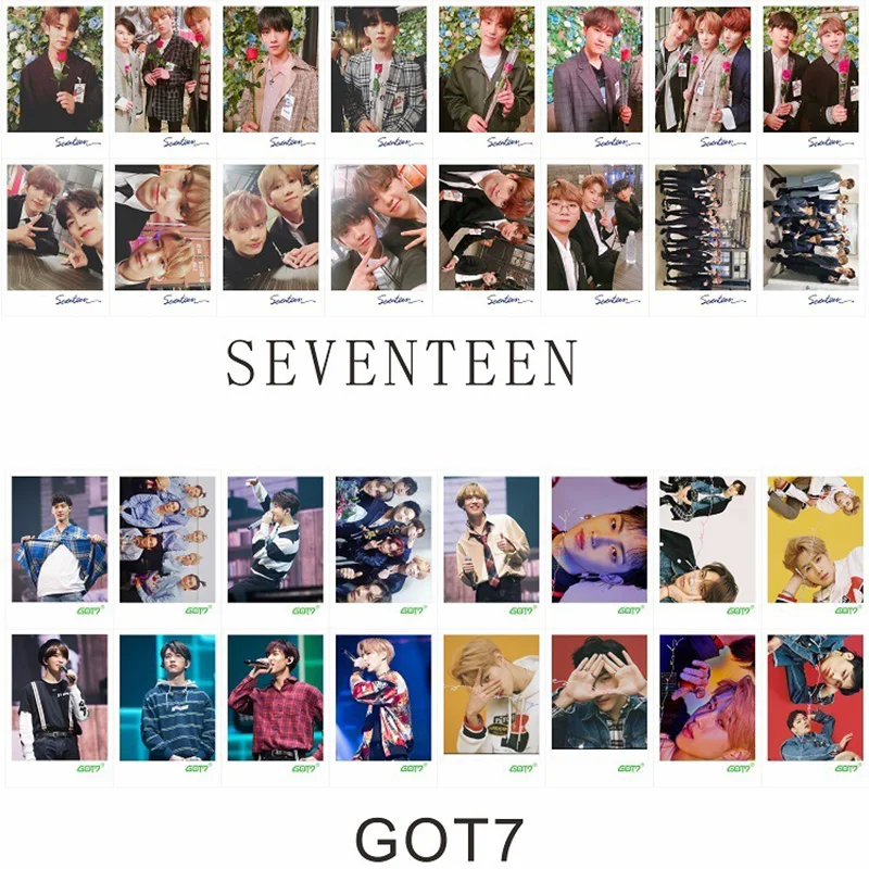 Новый kpop BTS Bangtan мальчики новый альбом дважды GOT7 хочу одна фотография карты ЛОМО 16