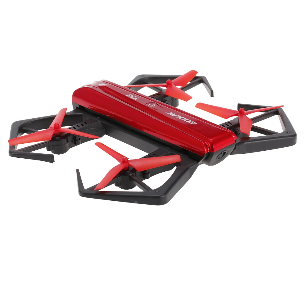 GoolRC T33 FPV 720P HD Квадрокоптер складной G Датчик Мини RC селфи Карманный Дрон с камерой