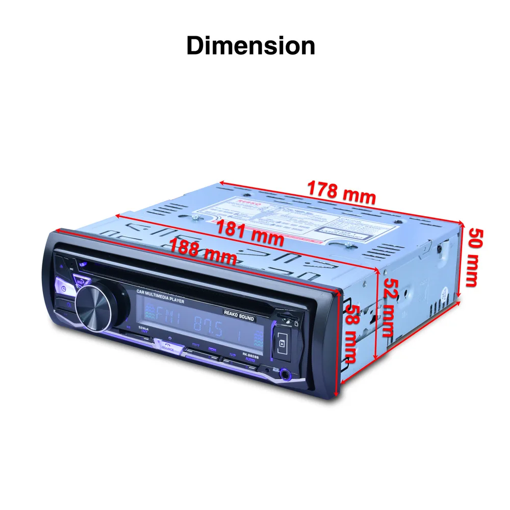 Автомобильный Радио fm радио Bluetooth декодеры беспроводной приемник MP3 SD карта AUX