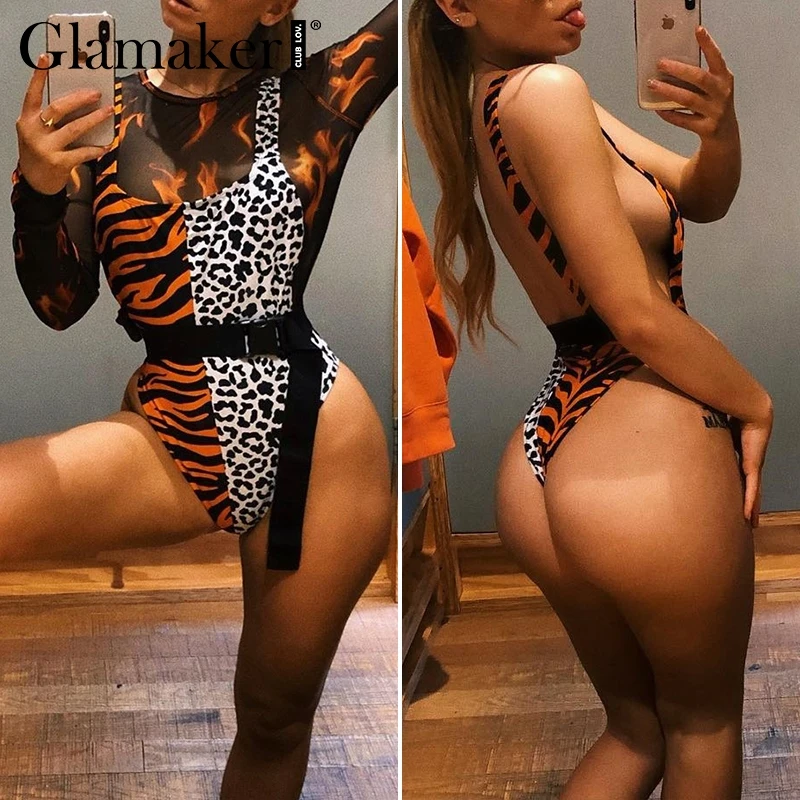 Купальник Glamaker на одно плечо с микро бандо женский сексуальное бикини купальник