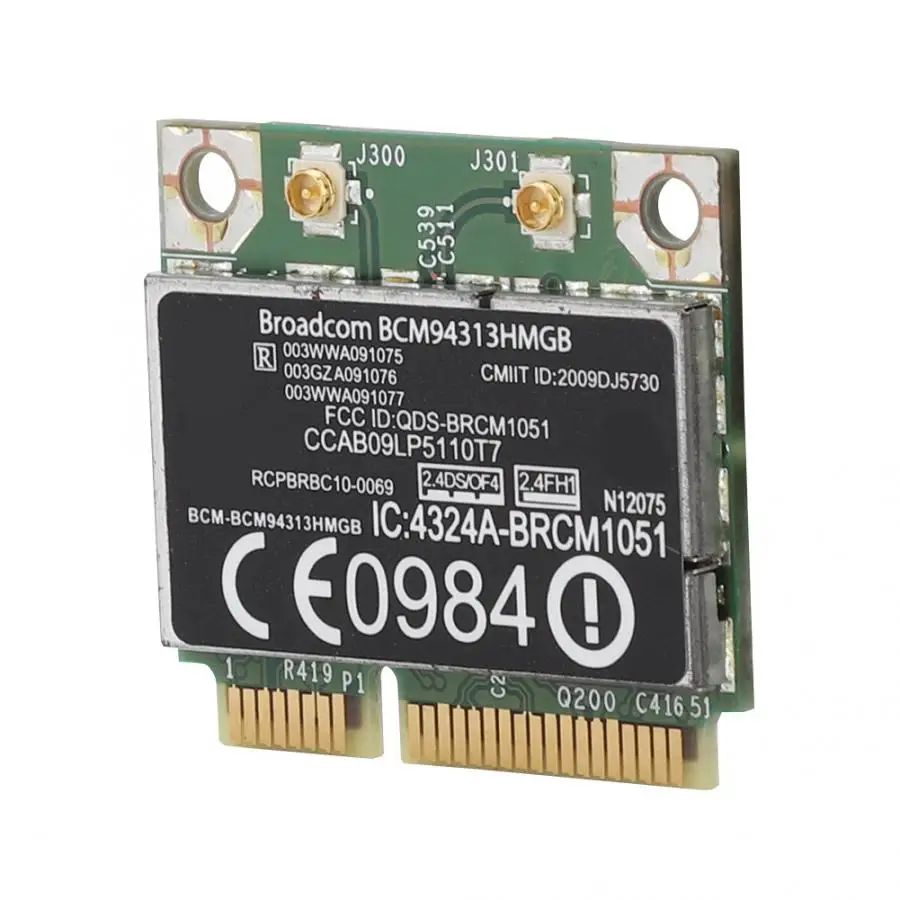 Сетевая карта Bluetooth 2 4G/150M для Broadcom BCM94313HMGB 300M сетевая Bluetooth3.0 PCIE серии HP G4/CQ43|Сетевые