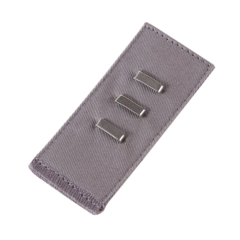 2 light grey Лидер продаж Удобная симпатичная пуговица для брюк для мужчин и женщин с золотой металлической пуговицей DIY для регулировки талии для мужчин t@ LS AU30 - Цвет: 2 light grey