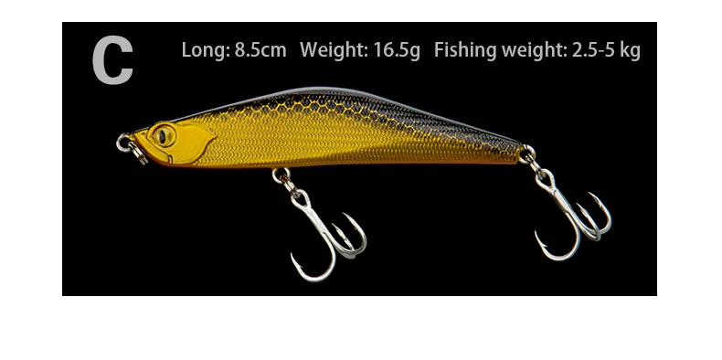 ZUKIBO Рыбалка Lure1PC Minnow 10/13/16,5g фальшивая приманка заброса глубина Wobbling 7/8. 5/8. 7 см плавающие искусственные приманки 9 Цвета