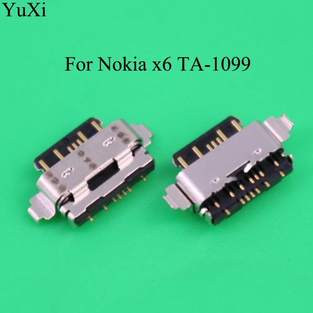 YuXi Micro USB DC Jack разъем питания Хвост зарядки порт розетка для Nokia X6 TA 1099|Компьютерные