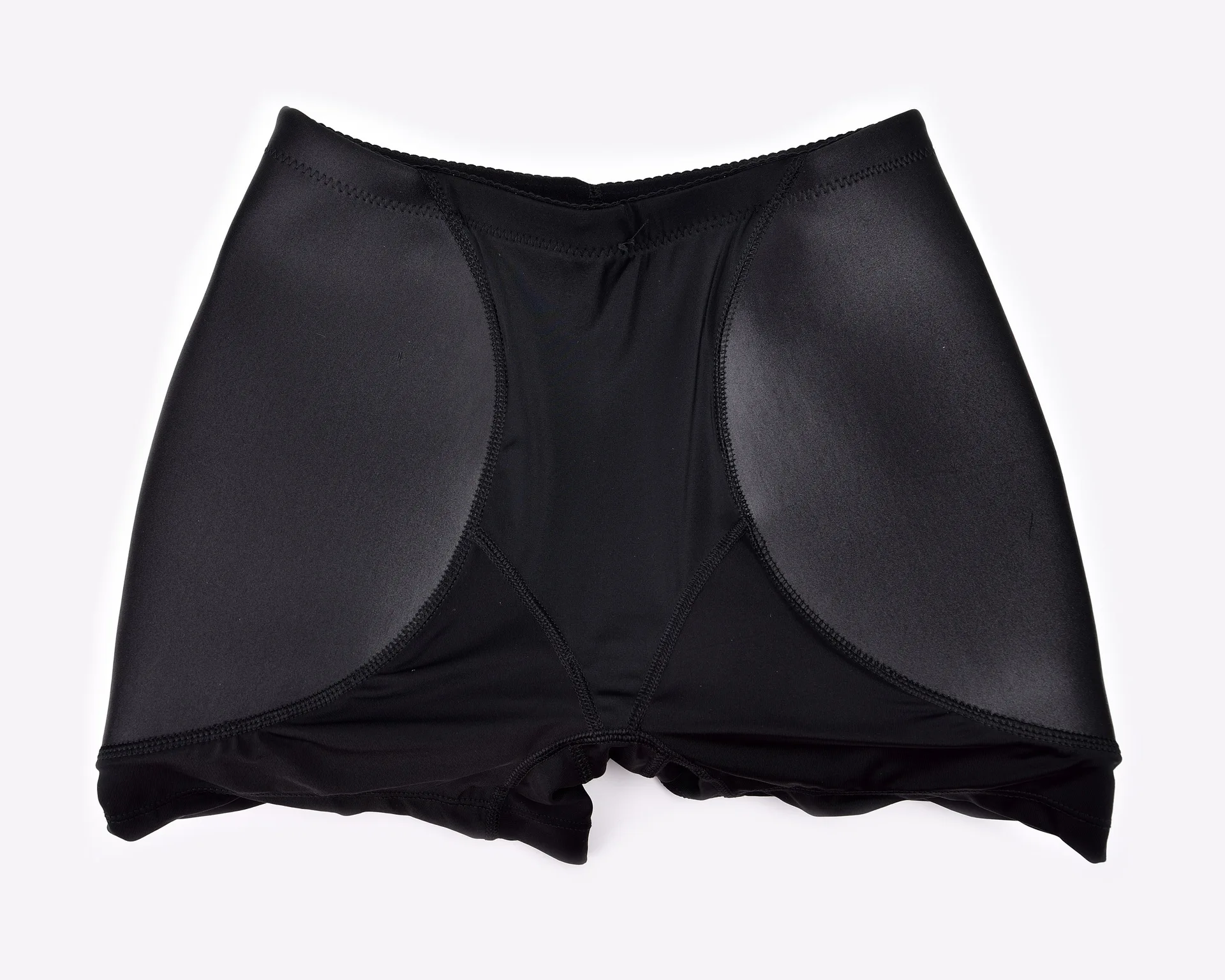 Популярные черные женские сексуальные бойшорты Твердые поддельные бедра