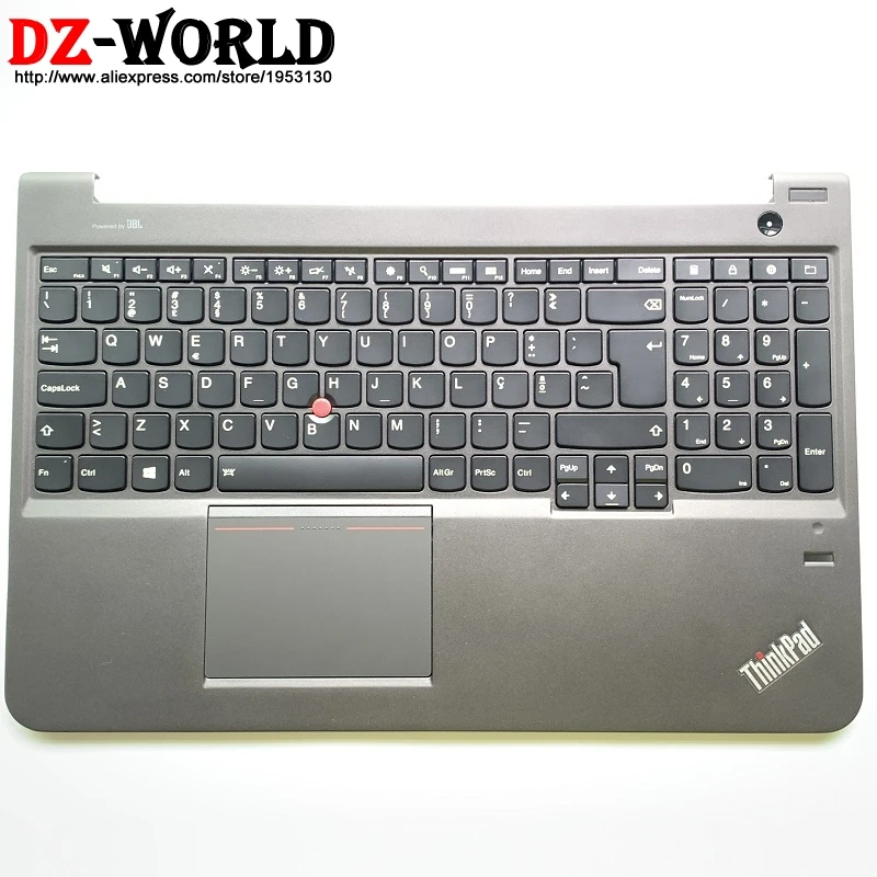 

New Original Shell Palmrest Upper Case With PT Portuguese Backlit Keyboard for Lenovo Thinkpad S5 S531 S540 Laptop 00HM846