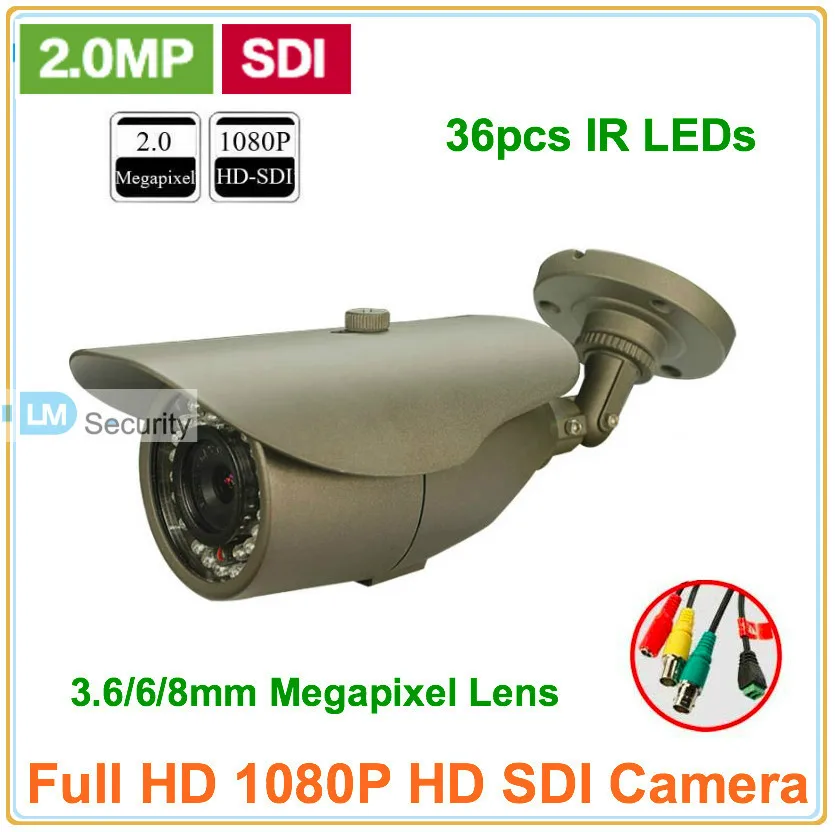 Lihmsek 2.0 Megapixel CMOS sensor 1920*1080 HD-SDI IR Waterproof Bullet Camera Outdoor CCTV Night Vision HD SDI 1080p - купить по