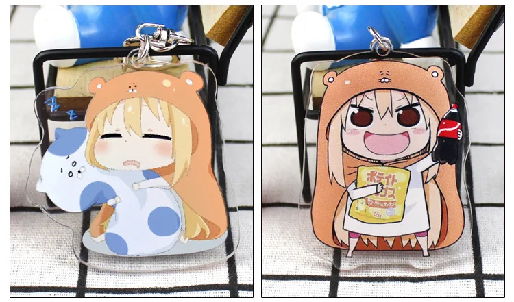 Аниме Himouto Umaru chan косплей брелок японский мультфильм Himouto мультипликационный персонаж дома Умару акриловый автомобильный брелок Подвеска Брелки