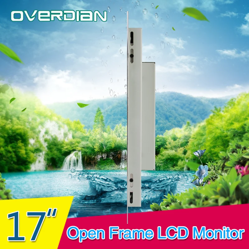 17 дюймов/17 &quotVGA/DVI разъем открытая рамка монитор/дисплей не сенсорный экран