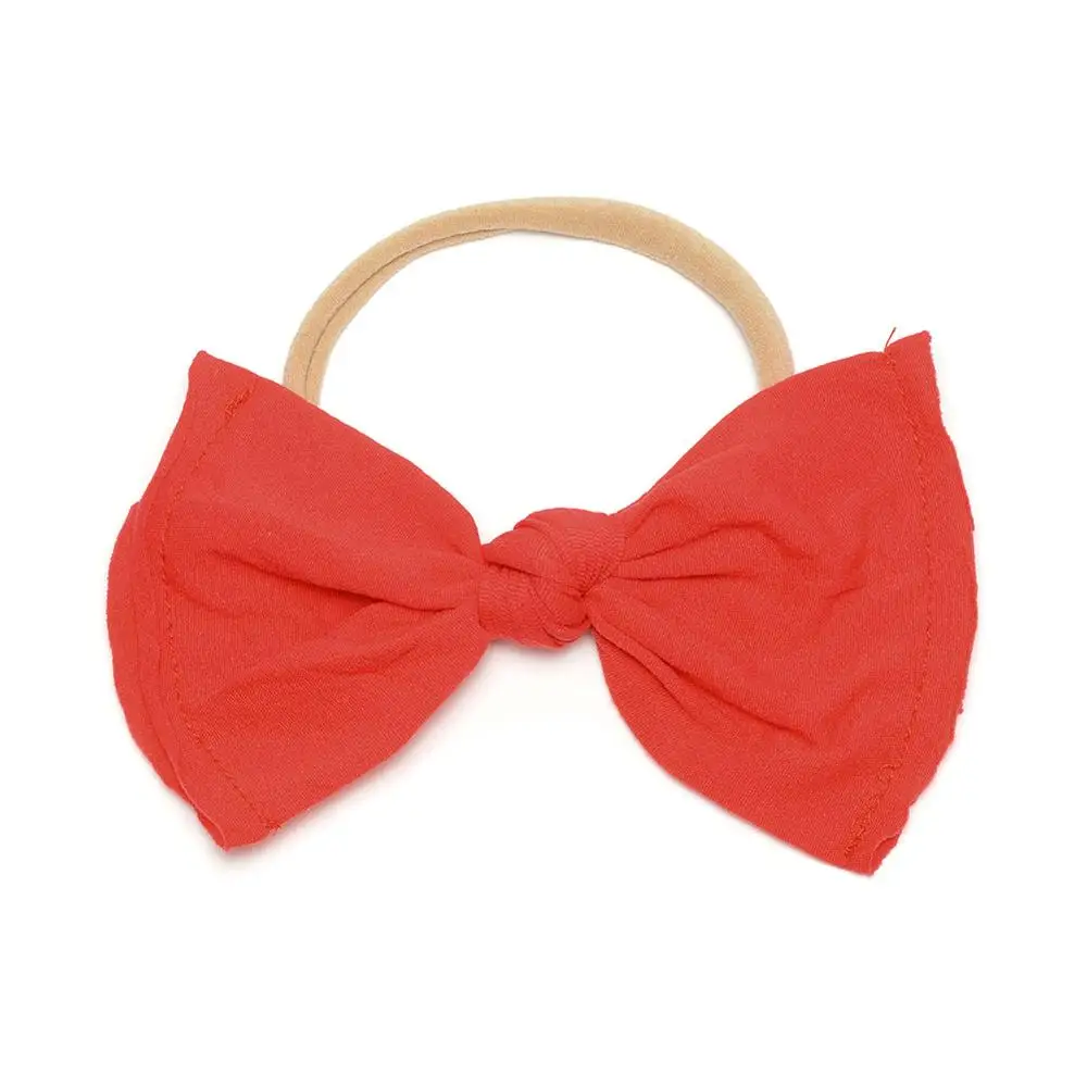 Baby Bow Headband Knotted Bows Newborn Hair Bands Infants Headwear accessories for Girls 27 Colors JFNY130 | Детская одежда и