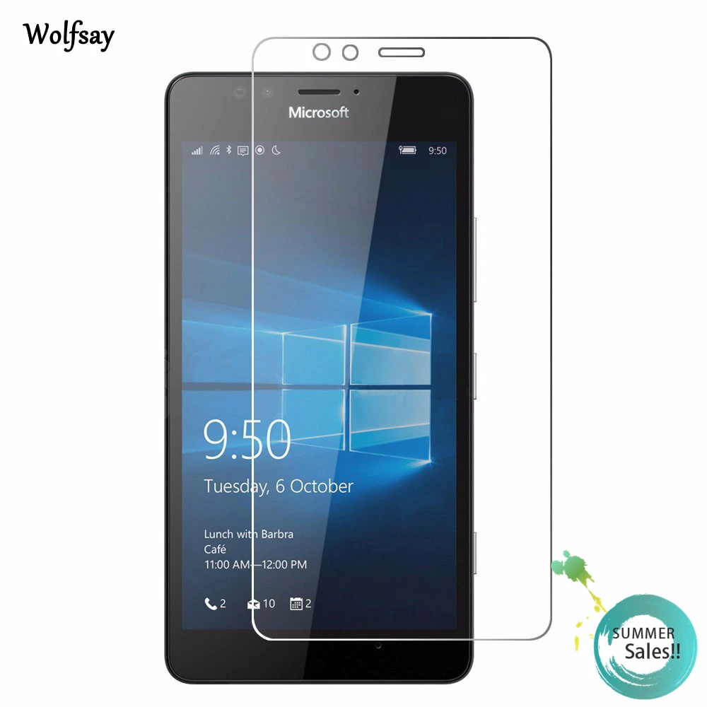 2 шт для Lumia 950 защита экрана размера XL закаленное стекло для Nokia Lumia 950 стекло XL Защитная пленка для телефона Nokia Lumia 950XL <