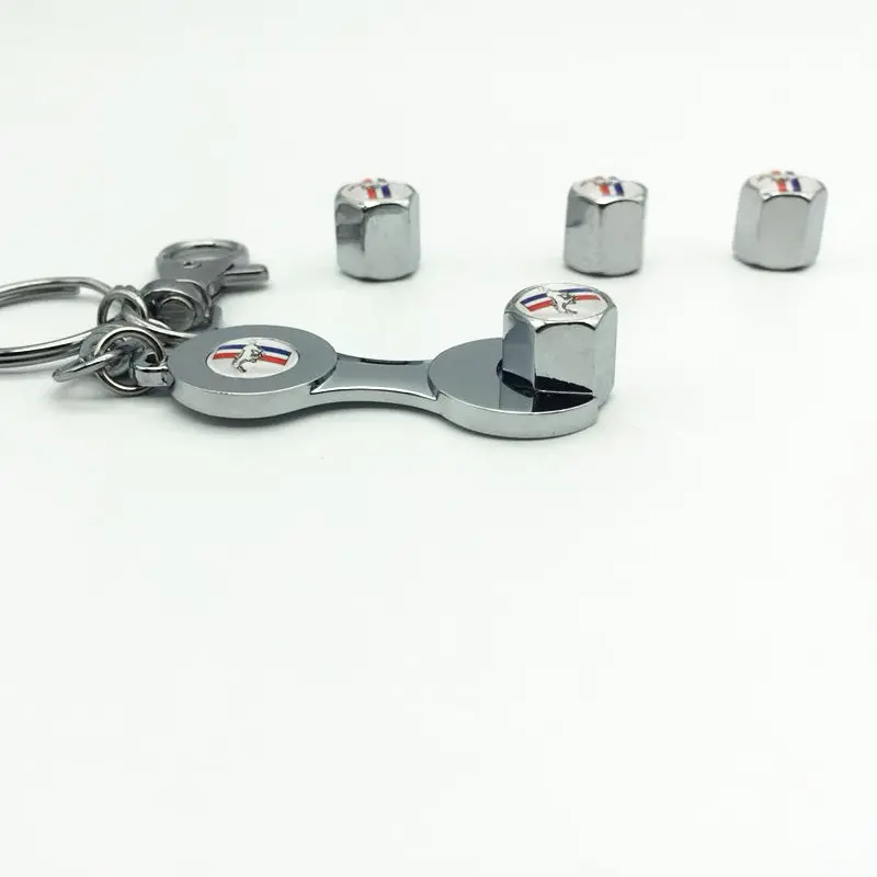 Стальные колпачки для клапанов колес 5 шт./Лот из нержавеющей стали Ford Mustang Fiesta Fusion