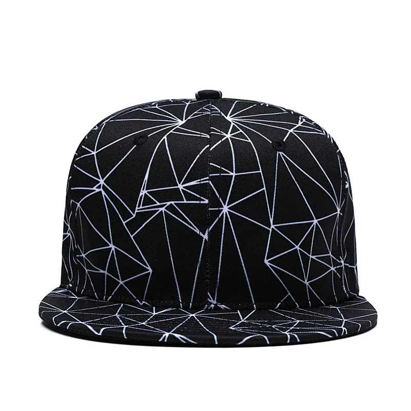 Quanhaigou белые лазеры Snapback крутая плоская шляпа с козырьком для молодых людей