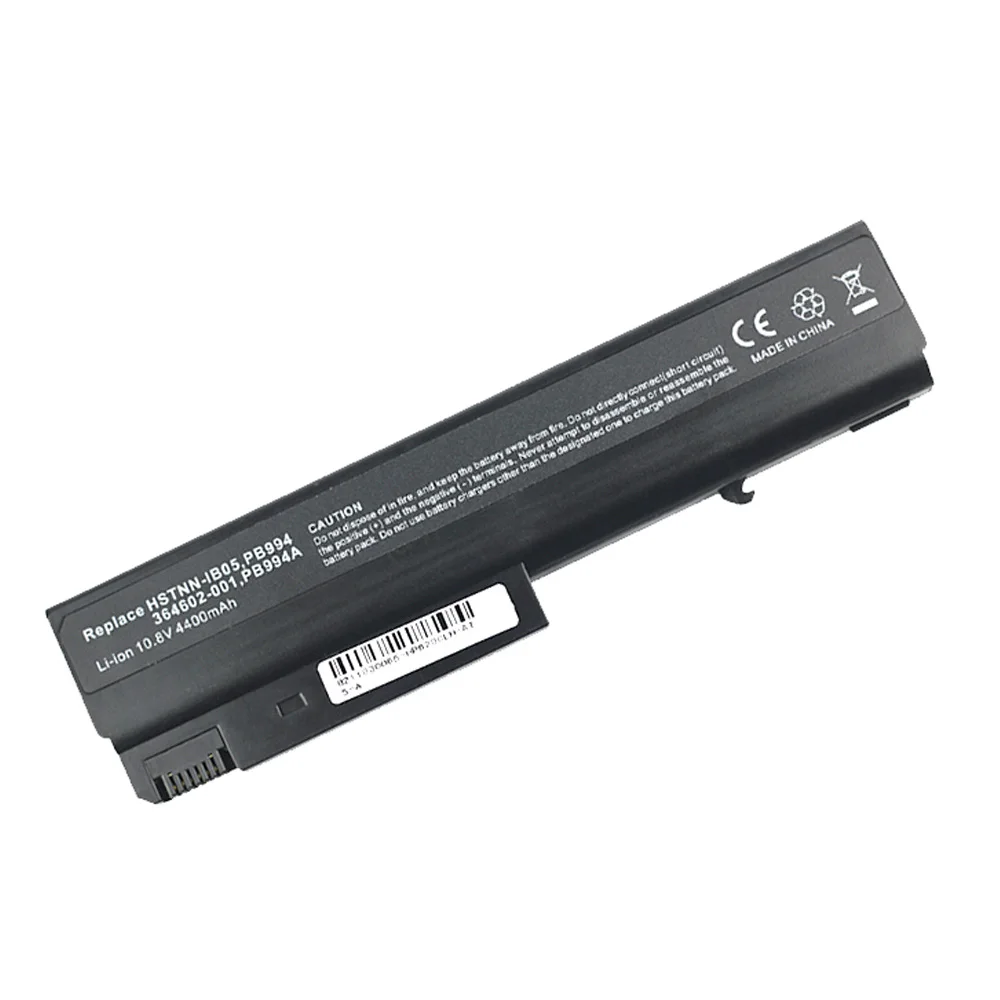 Аккумулятор для ноутбука HP COMPAQ NC6400 NC6200 NC6115 NC6120 NC6140 NC6220 NC6230 NC6300 NC6320 NX5100 4400-001 6 ячеек