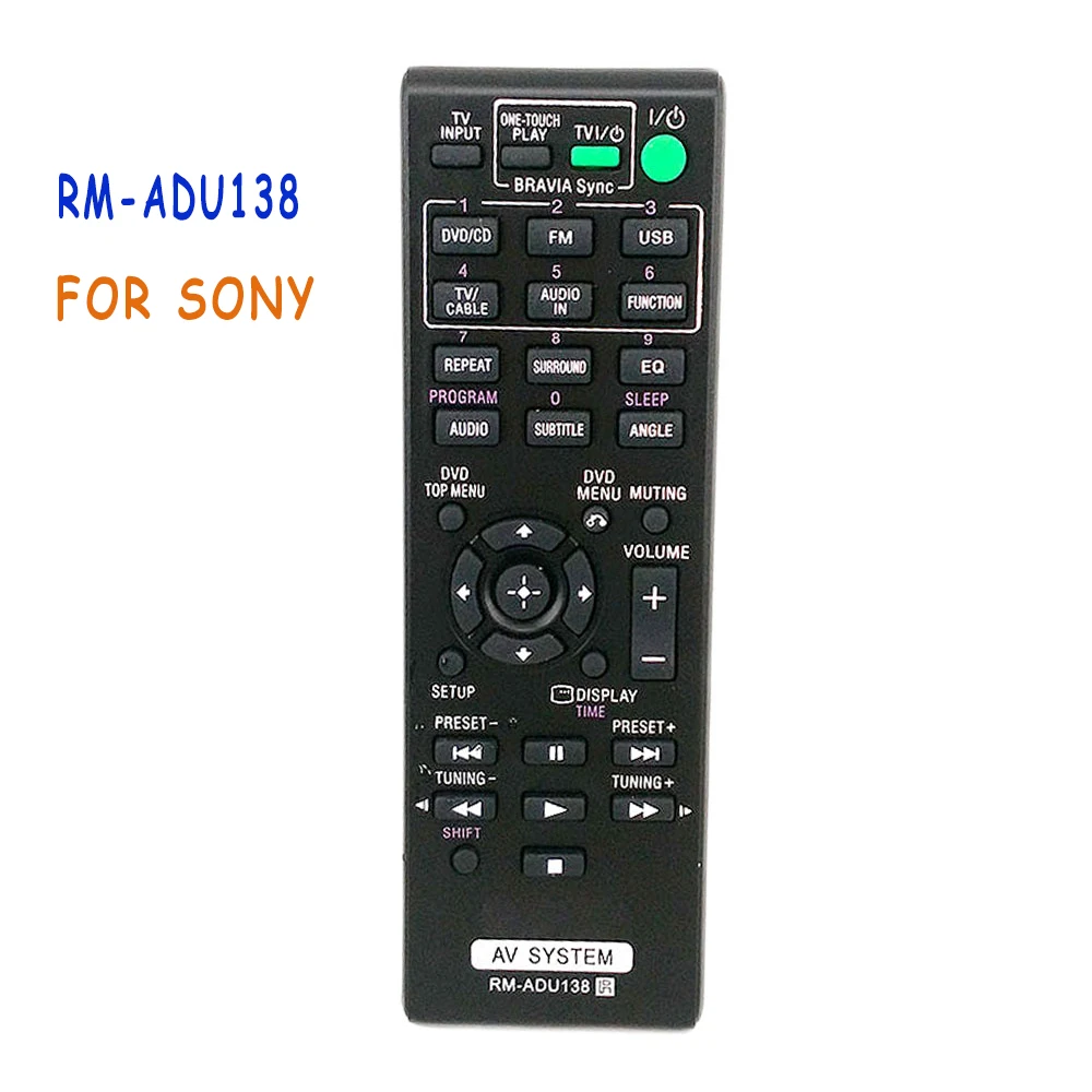 Замена RM ADU138 дистанционного управления для Sony AV системы аудио домашний кинотеатр
