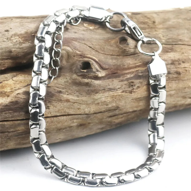Мужской браслет цепь из нержавеющей стали|bracelet biker|chain link braceletbracelet men stainless steel |