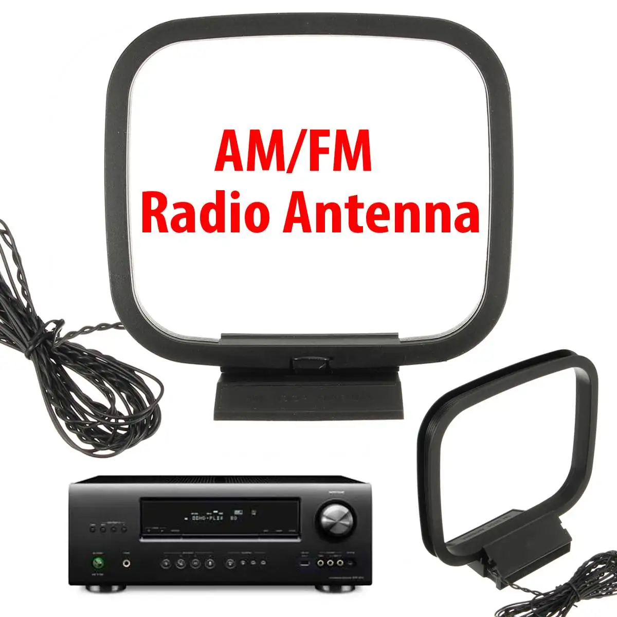 Мини Универсальная FM/AM петля антенны для sony Chaine Стерео AV Приемник системы разъем приемника