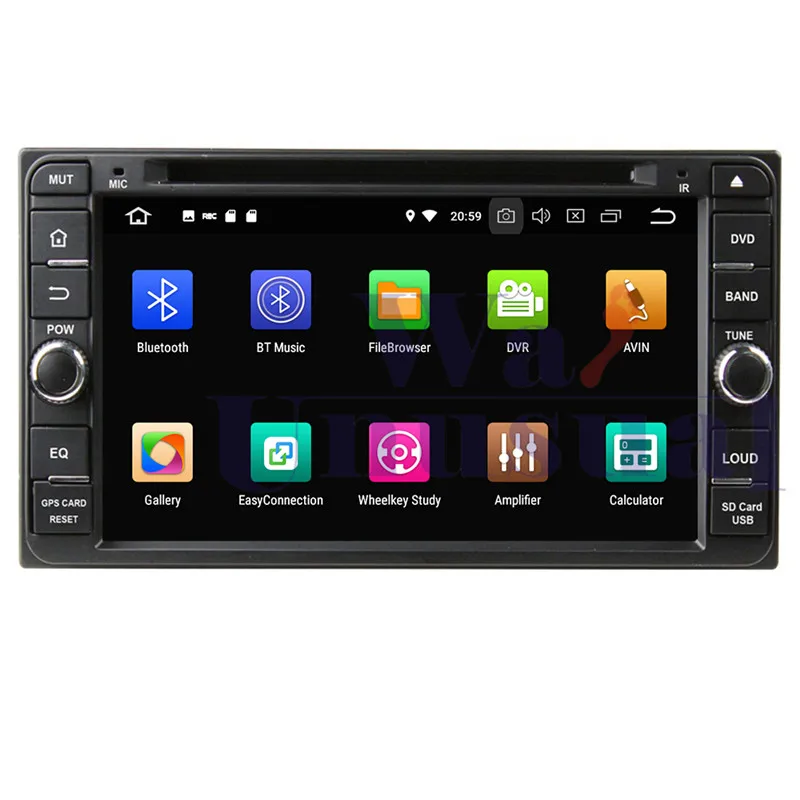 Автомобильный мультимедийный DVD радиоприемник wanобычно на Android 9 0 для Toyota Universal