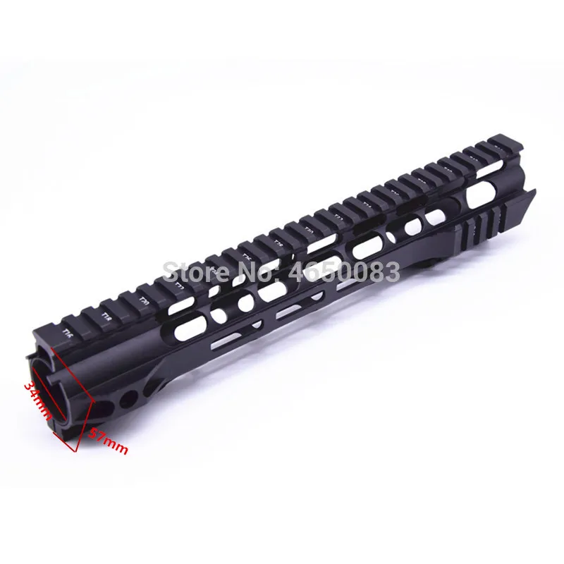 12 &quotдюймовый открытый AR 15 тонкий бесплатный поплавок mlok handguard Handguard Пикатинни