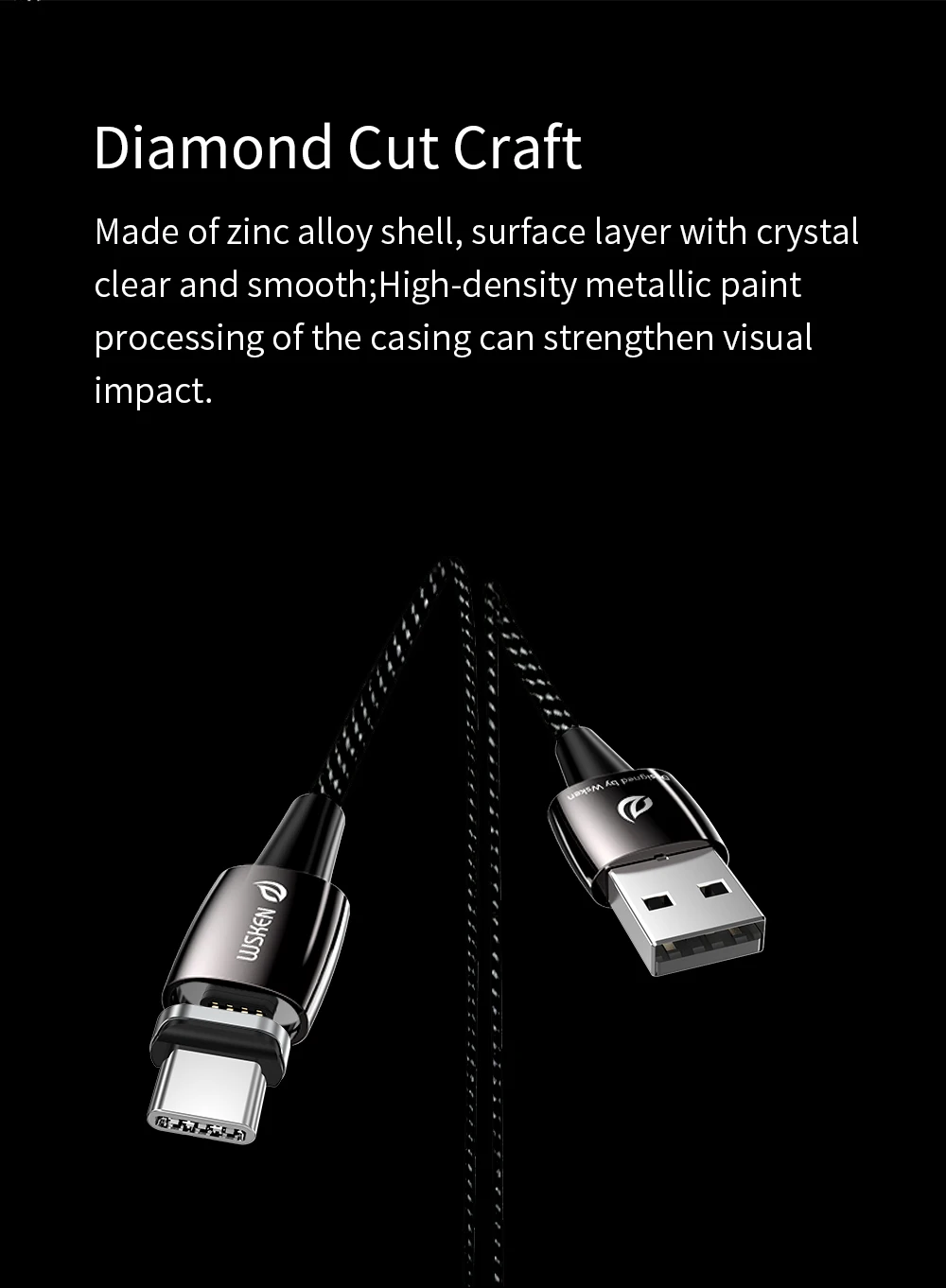 Wsken X1 pro Магнитный USB кабель для iPhone Xiaomi samsung зарядное устройство Micro Usb type C кабель 3a Быстрая зарядка type-C Usb-C шнур провод