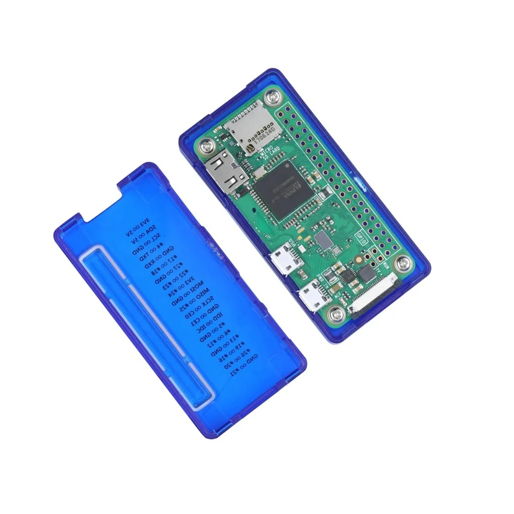 Raspberry Pi Zero W прозрачный чехол из АБС пластика корпус GPIO Справочная коробка +