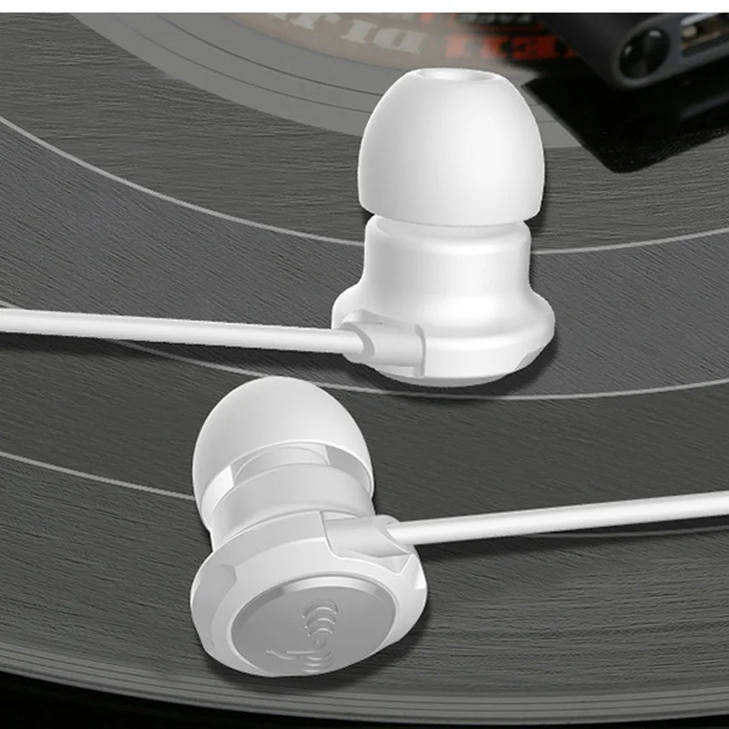 Проводной 3 5 мм-вкладыши Запуск Спорт Металл Высокое качество ушной гарнитуры