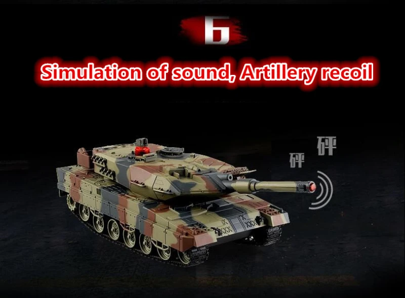 Моделирование RC боевой танк Игрушка 516 озвученный режим и беззвучный переключатель режима 2 цвета дополнительно обучающая игрушка Дети лучший подарок игрушка играть