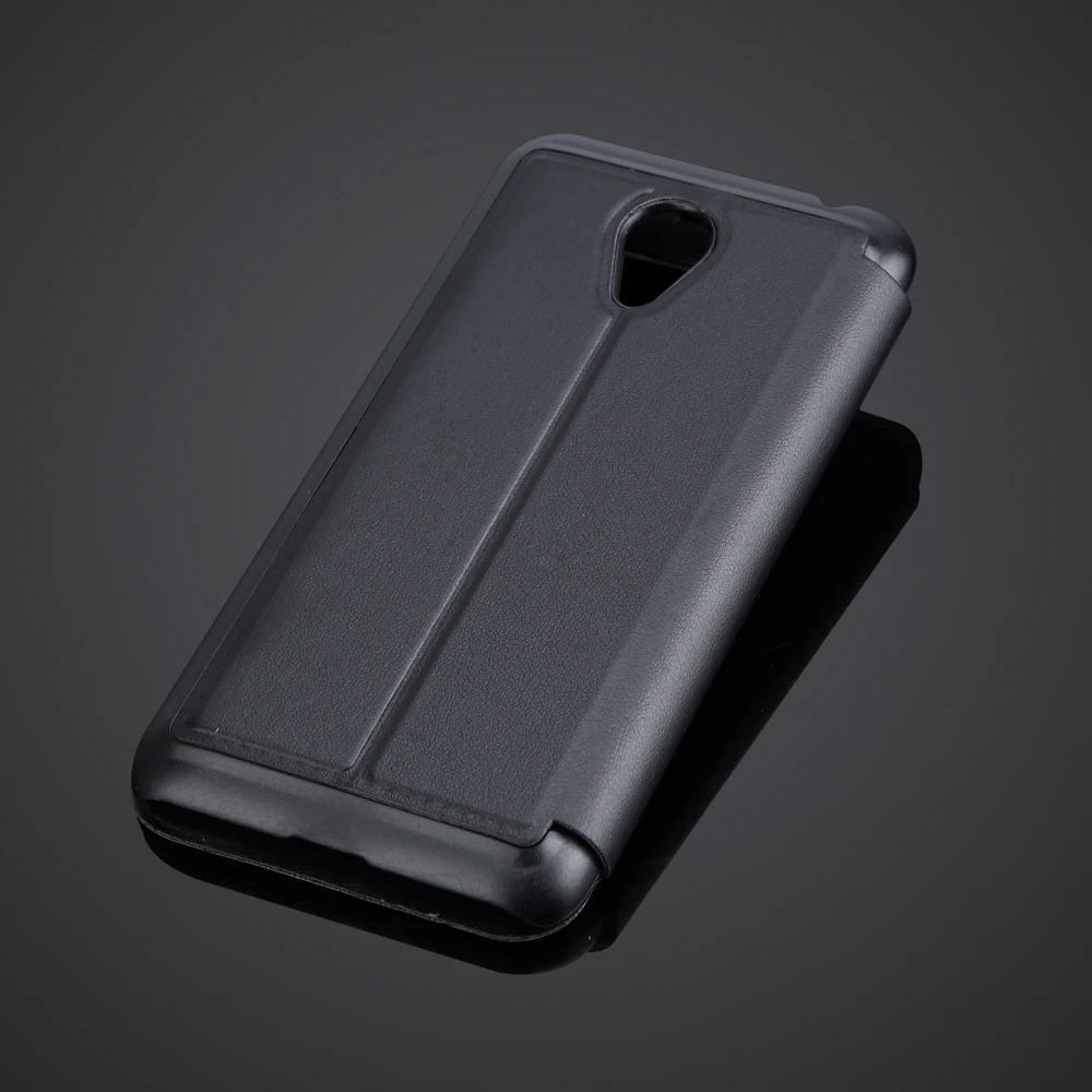 Для Meizu Meilan M1 Note 1 Auto-Dormancy Smart View Window Stand откидной Чехол из искусственной кожи с
