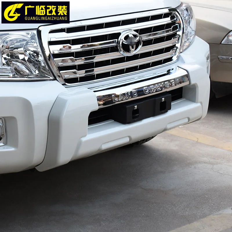 Для Toyota Land Cruiser LC200 2012 2016 передний бампер диффузор бамперы защита для губ