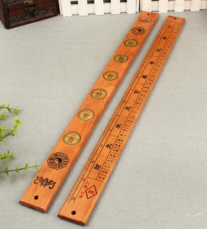 SCY 326 +++ императорские линейки из натурального дерева украшения фэн-шуй бумага