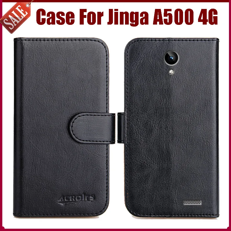 

Hot Sale! Jinga A500 4G Case High Quality 6 Colors Flip Leather Exclusive Protective Cover For Jinga A500 4G Case