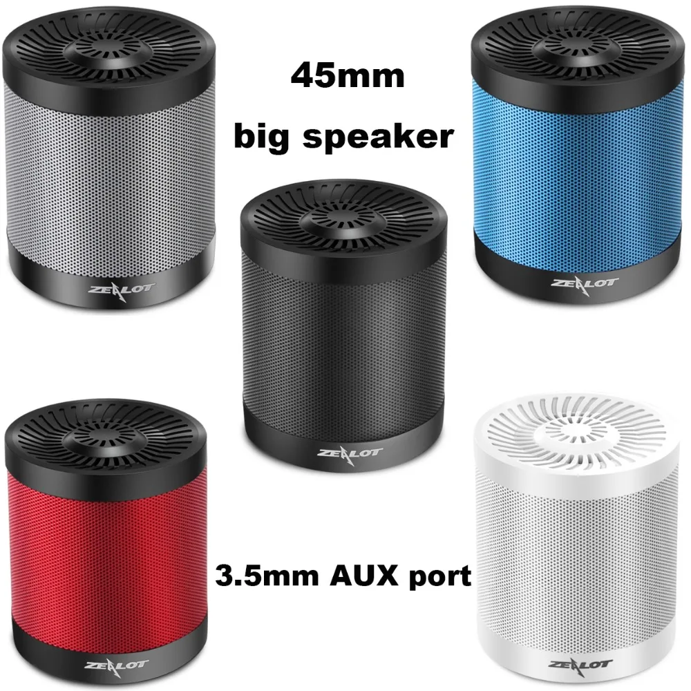 Оригинальный S5 3 Вт 45 мм Мини Altavoz Bluetooth динамик портативный мощный Enceinte s AUX USB TF