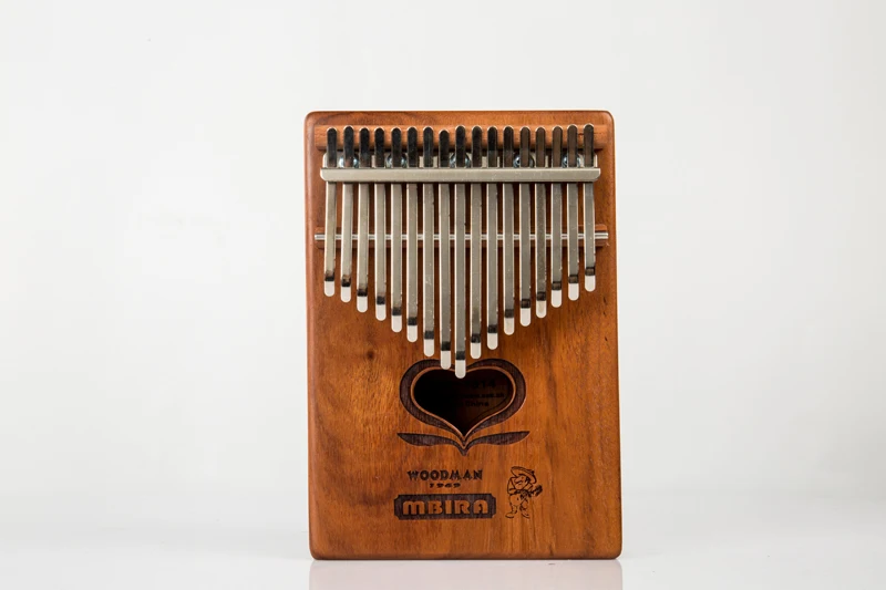 17 клавиш калимба с инструкцией Портативный игрушечное пианино mbira санза красного