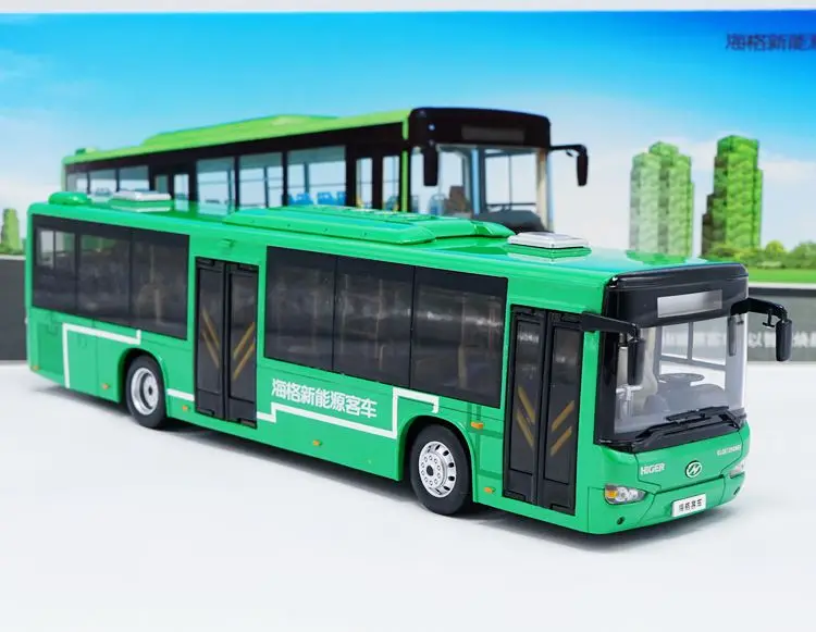 Модель из сплава подарочные весы 1:42 KingLong Higer B92H KLQ6129G новая энергия транспорт