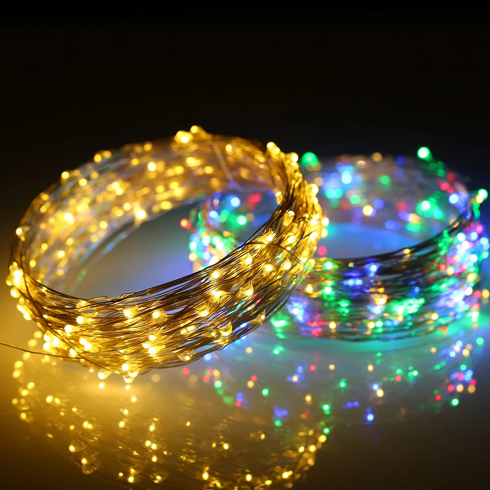 

2m/5m/10m/15m/20m LED Outdoor Solar String Lights Fairy Holiday Christmas Party Garland Solar Garden Waterproof Lights garland