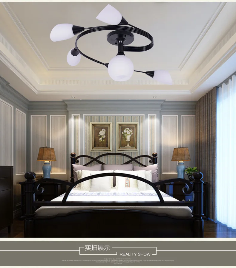 Американская Спальня Гостиная Кабинет Ресторан простой скандинавский модный