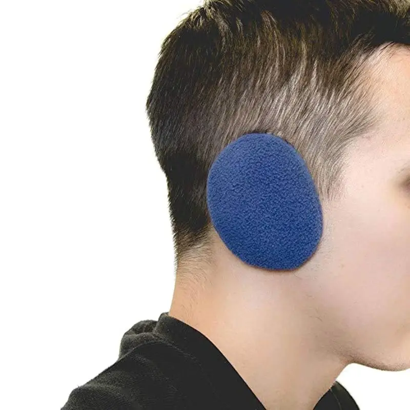 2 шт./пара мода для взрослых; зимние уплотненные хлопковые Earbags длинная узкая юбка Для мужчин Для женщин грелки уха сплошной Цвет с леопардовым принтом ветрозащитные наушники