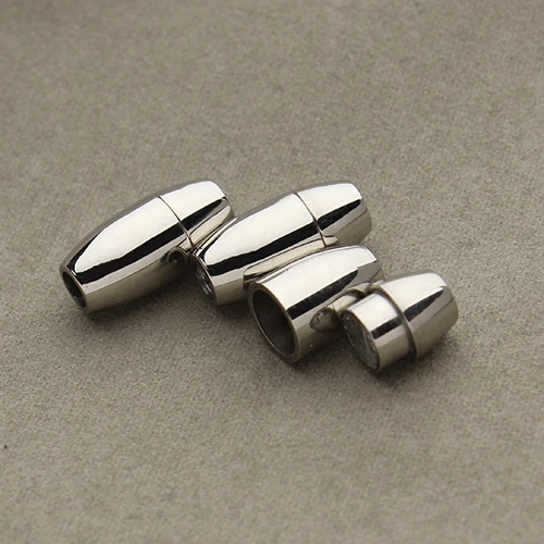 1 шт. только Серебряный тон 316L из нержавеющей стали магнитные застежки браслета