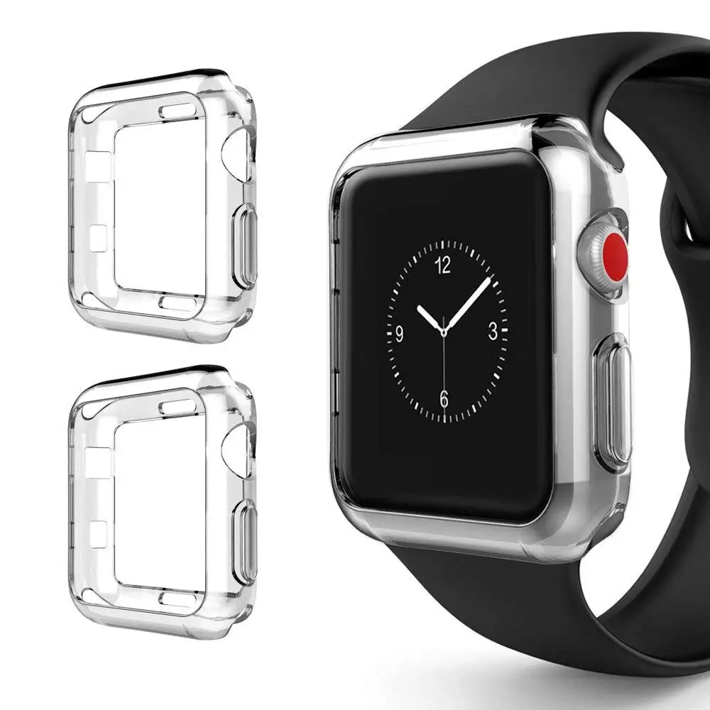ProBefit чехол для часов Apple Watch 42 мм 38 серии 3 2 1 мягкий прозрачный из ТПУ iWatch 4 5 6 SE 40 44 |
