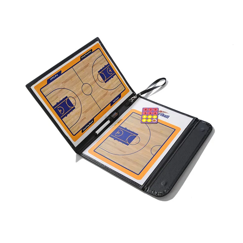 Складная магнитная тренировочная доска для футбола тактическая белая маркер