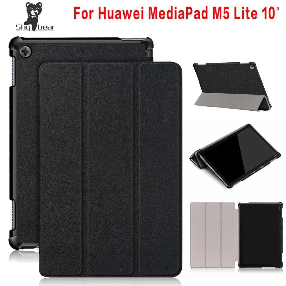 Ультра тонкий чехол для huawei M5 lite10'' дюймов Чехол MediaPad Lite 10 планшеты 1 BAH2 L09/W19 DL AL09
