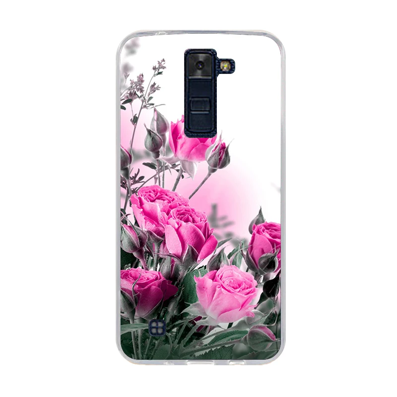 Чехол для LG K8 силиконовый чехол телефона Lte K350 K350E K350N 5 0 дюйма мультяшный из