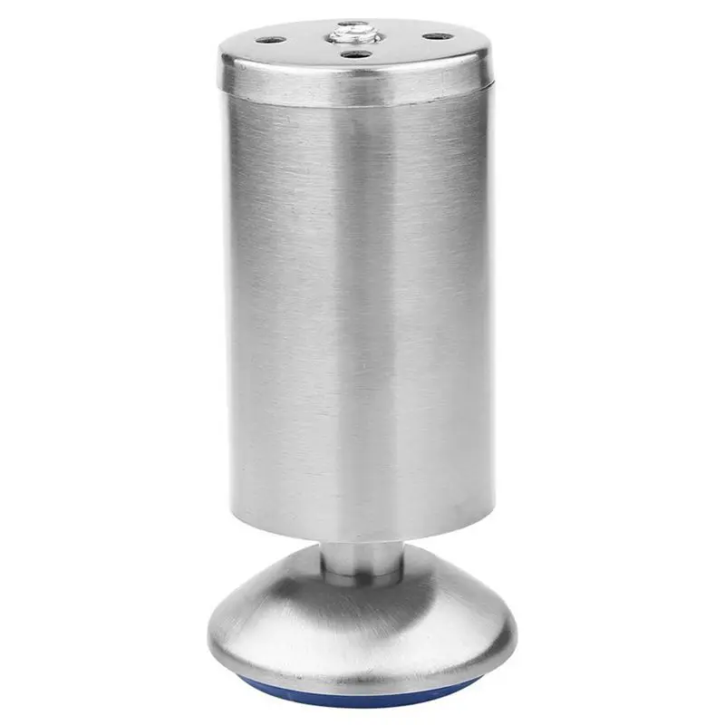 4 Высота регулируемая нержавеющая сталь серебряная мебель стол кровать диван