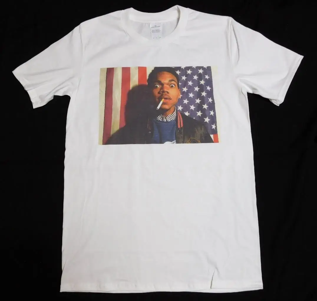 Chance The Rapper белая футболка Размер s-xxxl книжка-раскраска кислотный рэп future j. cole |