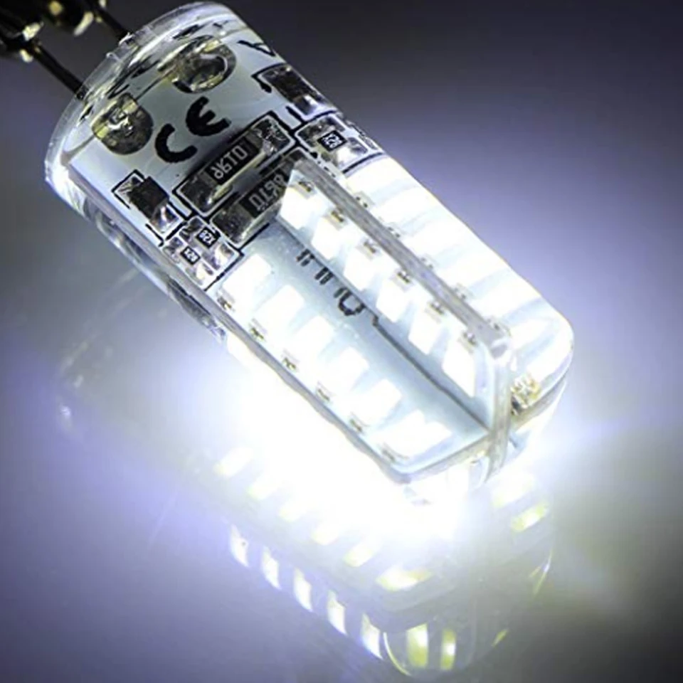 Светодиодная лампа G4 3014 SMD 24/48/64/96 LED s Ampoule Luz люстры с углом свечения 360 градусов