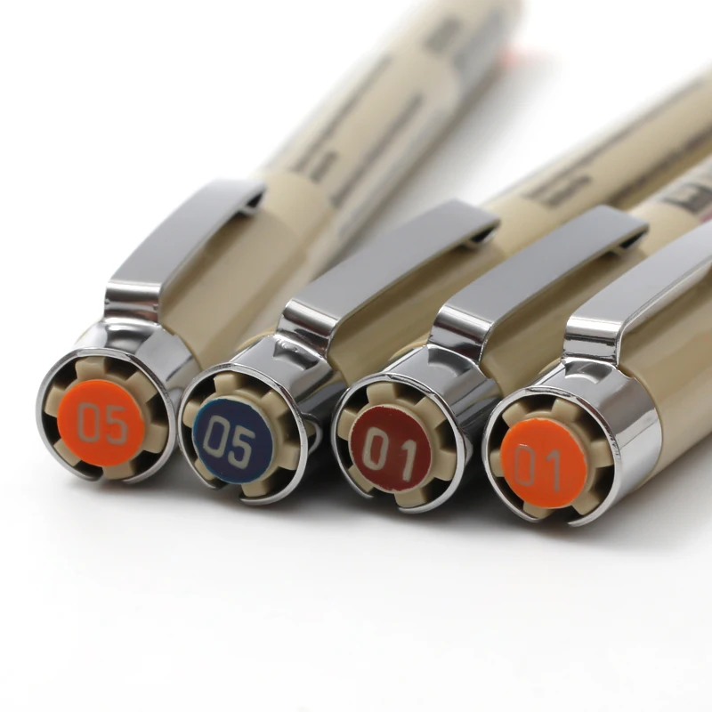 1 шт. Сакура Pigma Микрон красочные пигментные Fineliners иглы ручка художественные маркеры манга Рисование эскиз-аллея