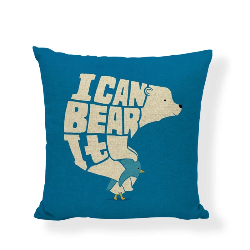 Чехол для подушки с абстрактным мультяшным принтом наволочка изображением