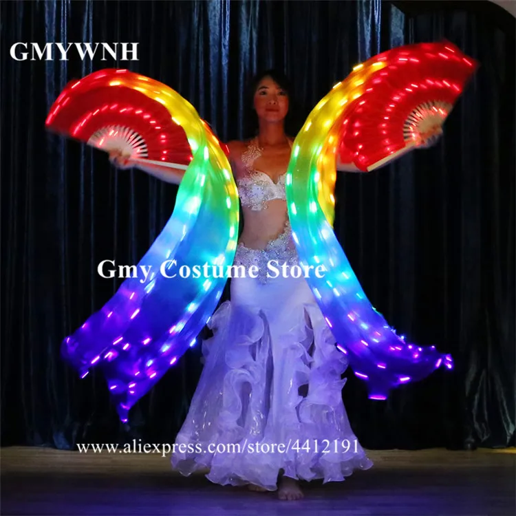 M96 Rave wears singer для выступлений светодиодные костюмы яркие светящиеся вентиляторы