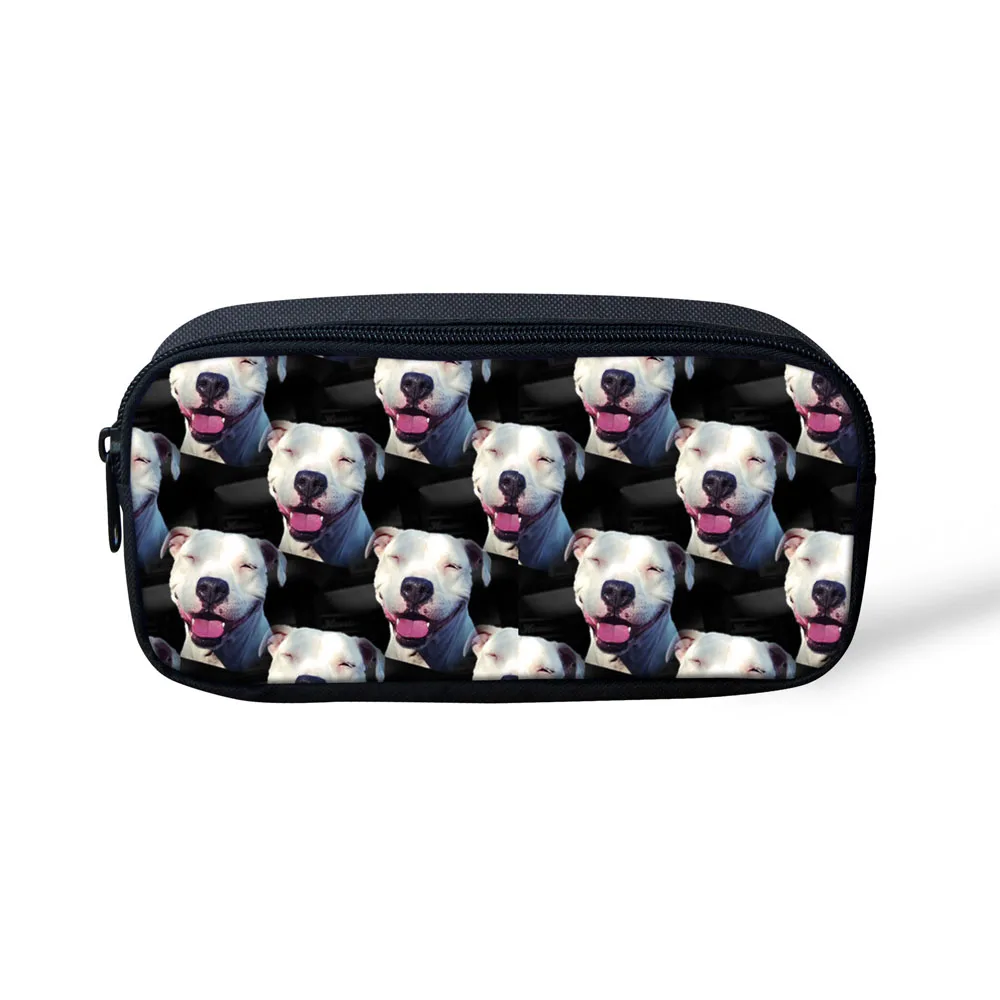 FORUDESIGNS Bull Terriers печать пеналы женская сумка-косметичка Чехлы маленькие школьные принадлежности для детей Детские Чехлы для ручек Новинка